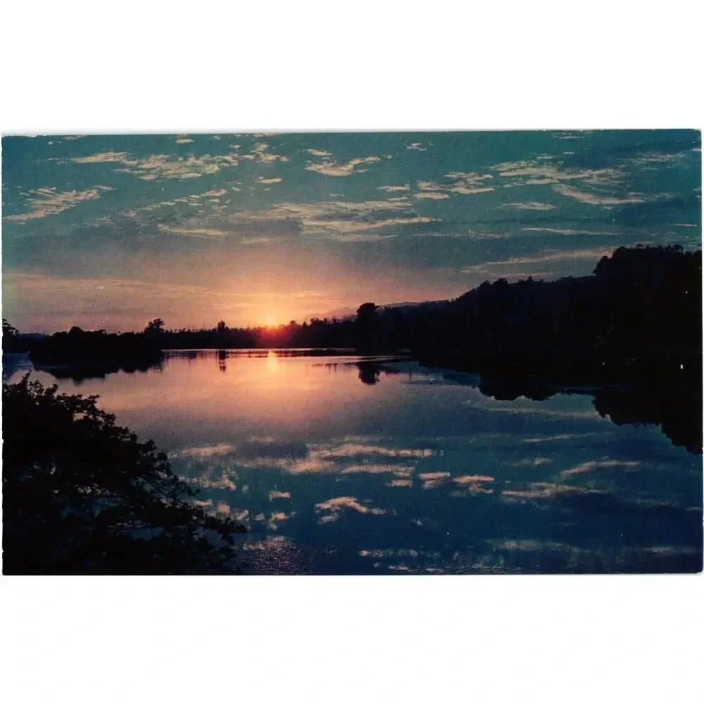 Colorful Sky and Water Color by Knight Postcard